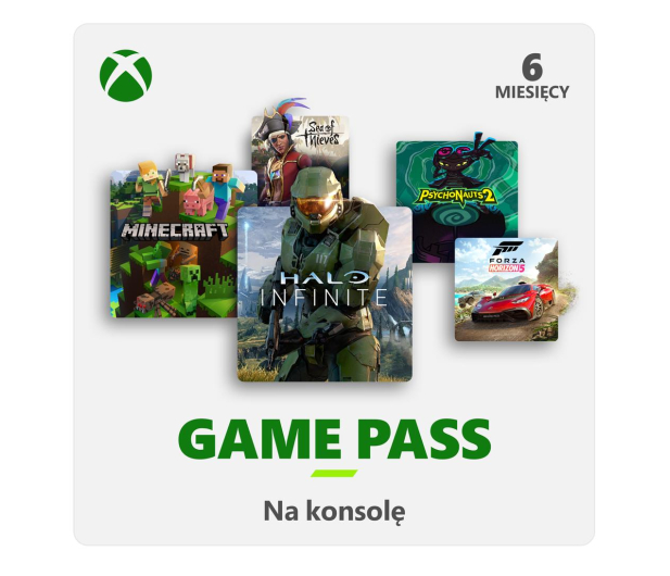 MICROSOFT Xbox Game Pass na Konsolę 6 Miesięcy - 568127 - zdjęcie